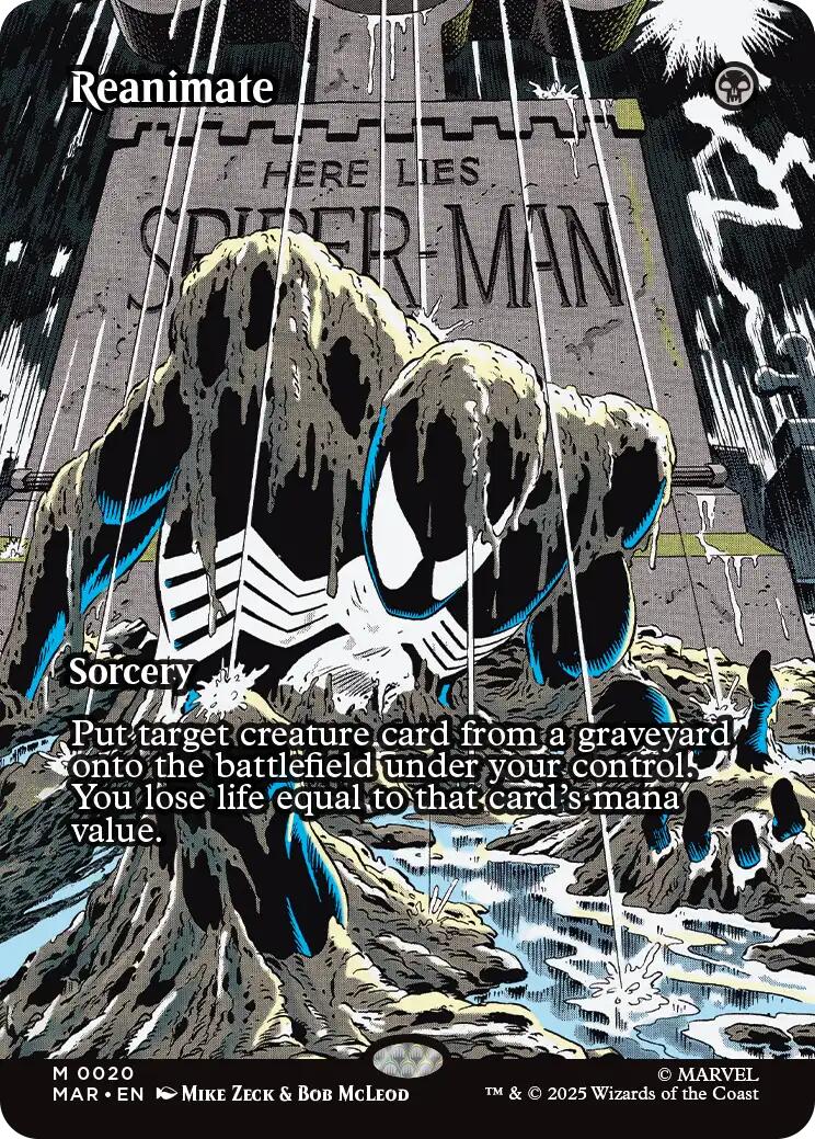Reanimate (Borderless) [Marvel's Spider-Man: Eternal-Legal] | Odin's Place