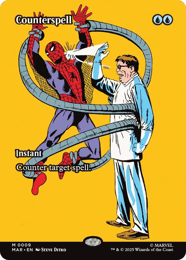 Counterspell (Borderless) [Marvel's Spider-Man: Eternal-Legal] | Odin's Place