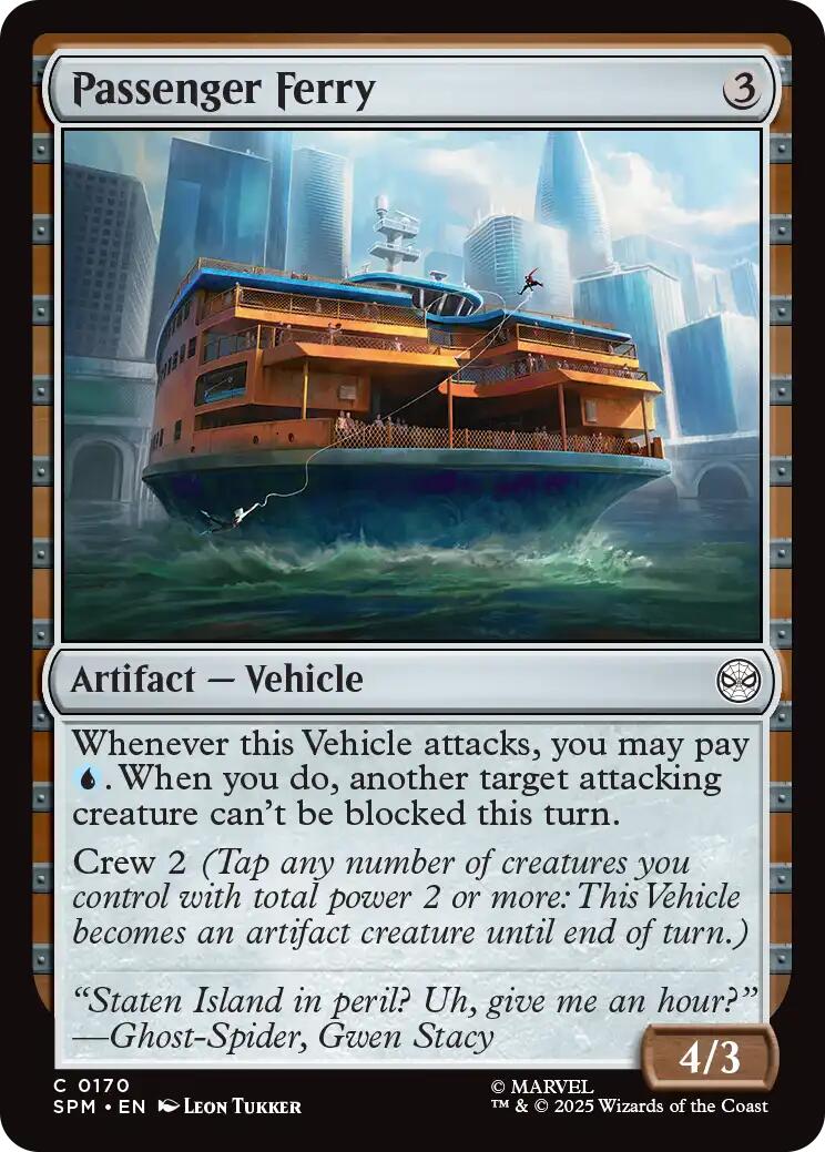 Passenger Ferry [Marvel's Spider-Man] | Odin's Place