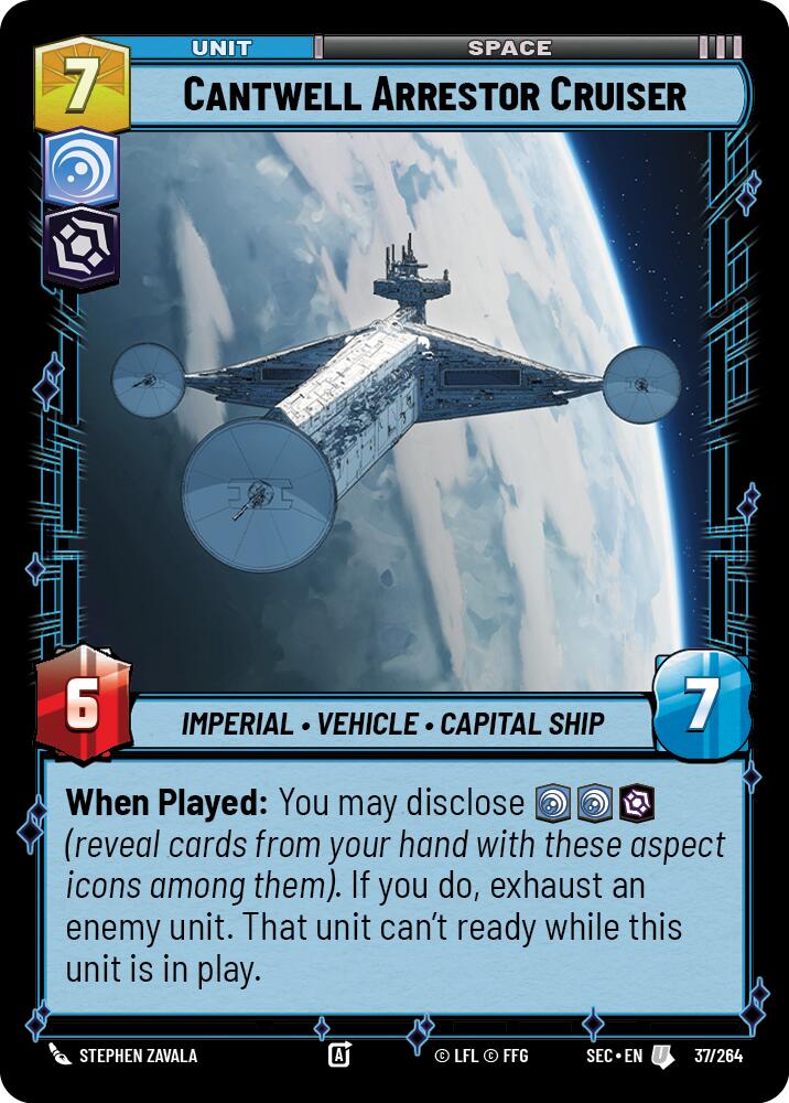 Cantwell Arrestor Cruiser (37/264) (37/264) [Secrets of Power] | Odin's Place