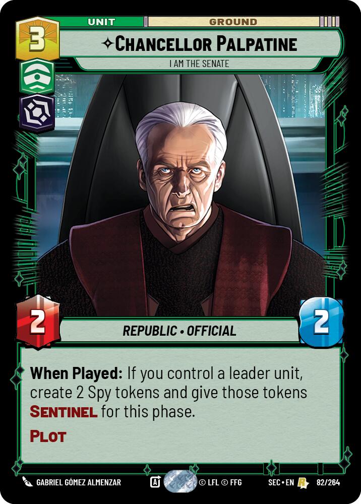 Chancellor Palpatine - I Am the Senate (82/264) (82/264) [Secrets of Power] | Odin's Place