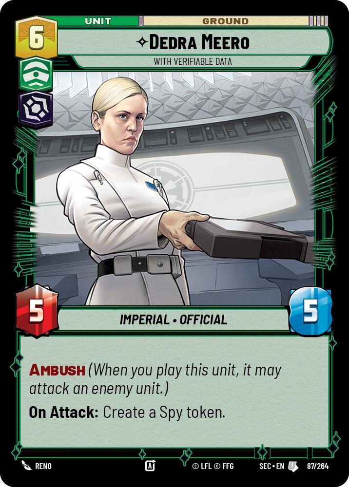 Dedra Meero - With Verifiable Data (87/264) (87/264) [Secrets of Power] | Odin's Place
