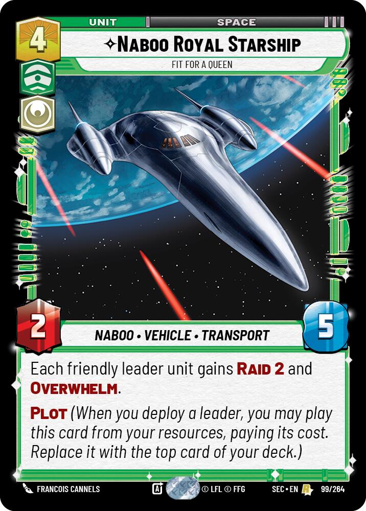 Naboo Royal Starship - Fit For A Queen (99/264) (99/264) [Secrets of Power] | Odin's Place