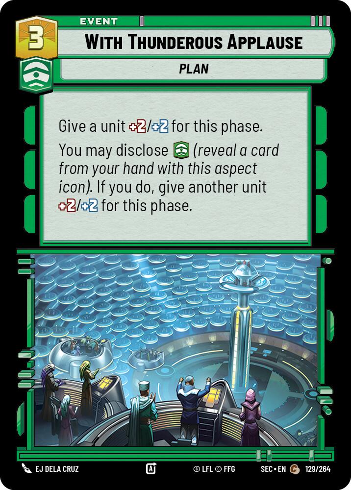 With Thunderous Applause (129/264) (129/264) [Secrets of Power] | Odin's Place