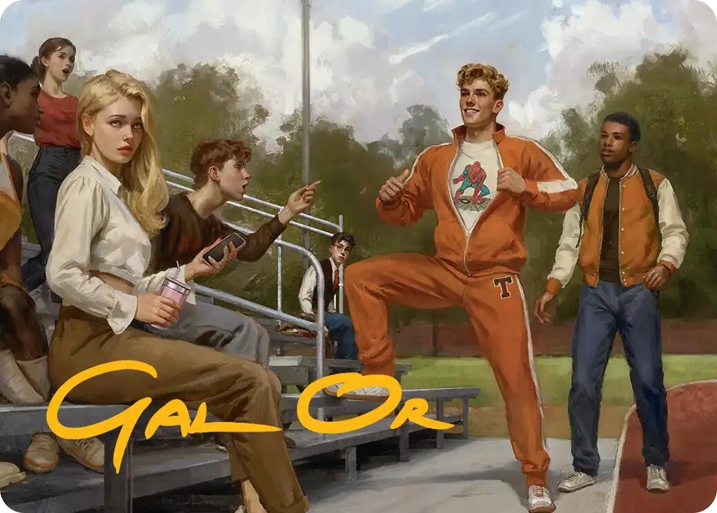 Flash Thompson, Spider-Fan Art Card (Gold-Stamped Signature) [Marvel's Spider-Man Art Series] | Odin's Place
