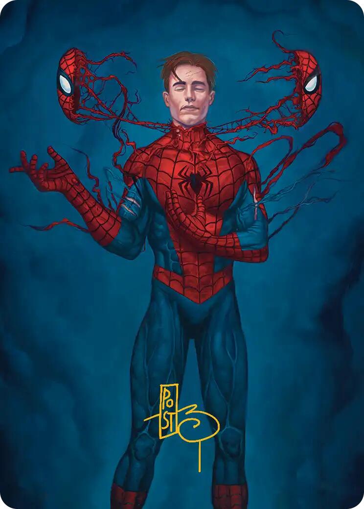 Secret Identity Art Card (Gold-Stamped Signature) [Marvel's Spider-Man Art Series] | Odin's Place