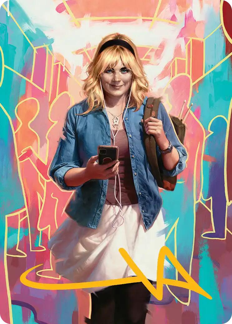 Gwen Stacy Art Card (Gold-Stamped Signature) (13/54) [Marvel's Spider-Man Art Series] | Odin's Place