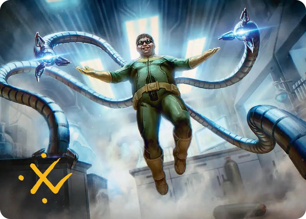 Doctor Octopus, Master Planner Art Card (25/54) (Gold-Stamped Signature) [Marvel's Spider-Man Art Series] | Odin's Place