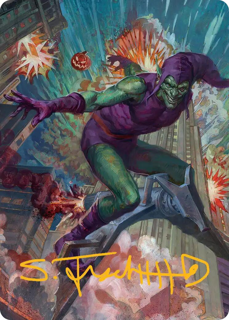 Green Goblin Art Card (26/54) (Gold-Stamped Signature) [Marvel's Spider-Man Art Series] | Odin's Place