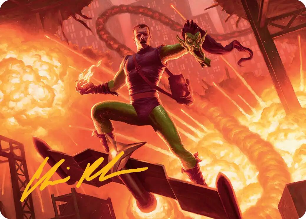 Green Goblin, Revenant Art Card (Gold-Stamped Signature) [Marvel's Spider-Man Art Series] | Odin's Place