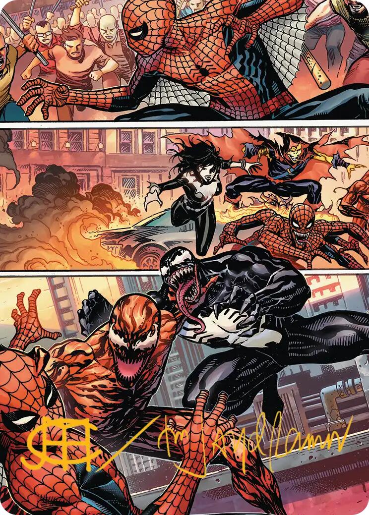 Maximum Carnage Art Card (Gold-Stamped Signature) [Marvel's Spider-Man Art Series] | Odin's Place