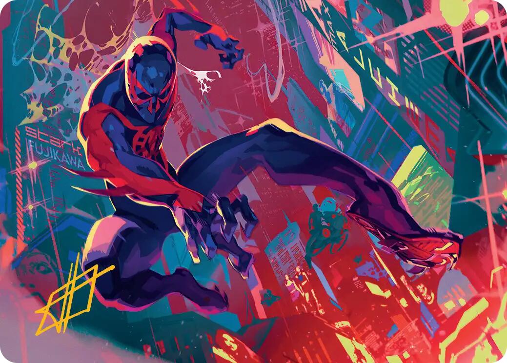 Spider-Man 2099 Art Card (Gold-Stamped Signature) [Marvel's Spider-Man Art Series] | Odin's Place