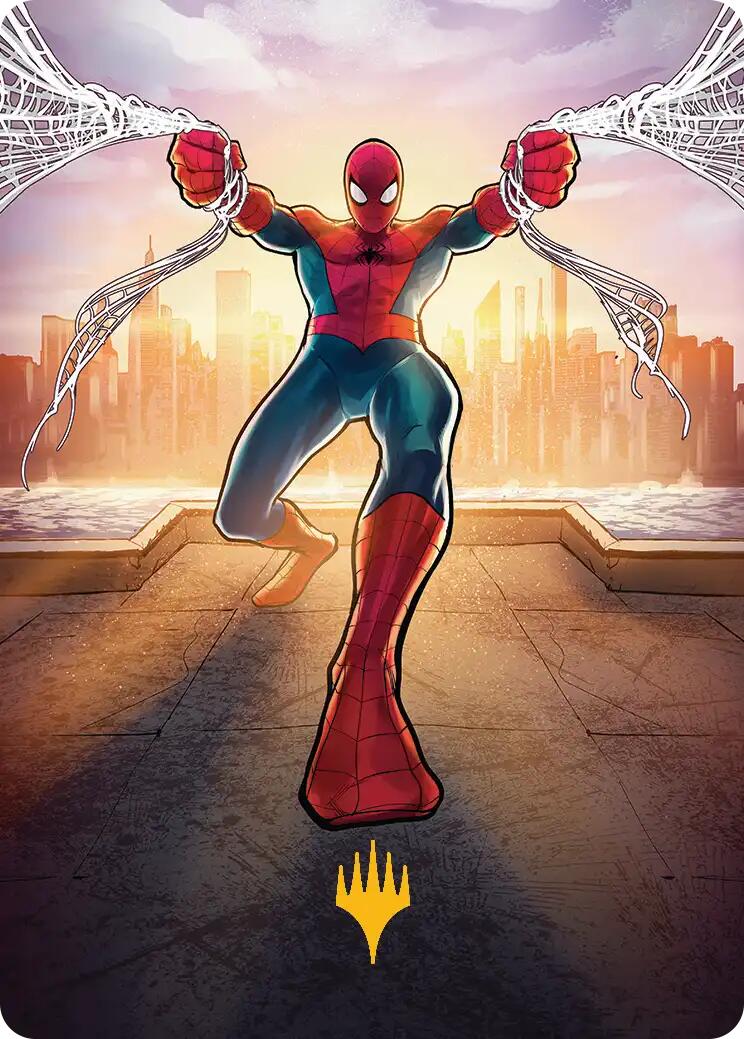 Amazing Spider-Man Art Card (36/54) (Gold-Stamped Planeswalker Symbol) [Marvel's Spider-Man Art Series] | Odin's Place