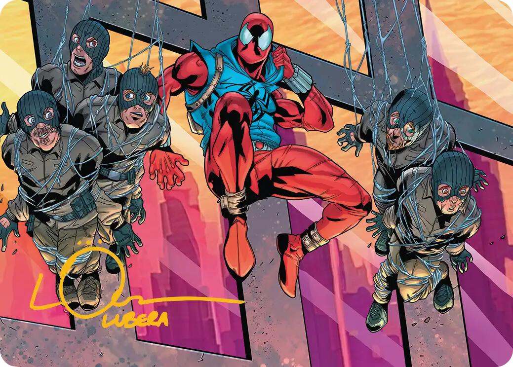 Scarlet Spider, Ben Reilly Art Card (Gold-Stamped Signature) [Marvel's Spider-Man Art Series] | Odin's Place
