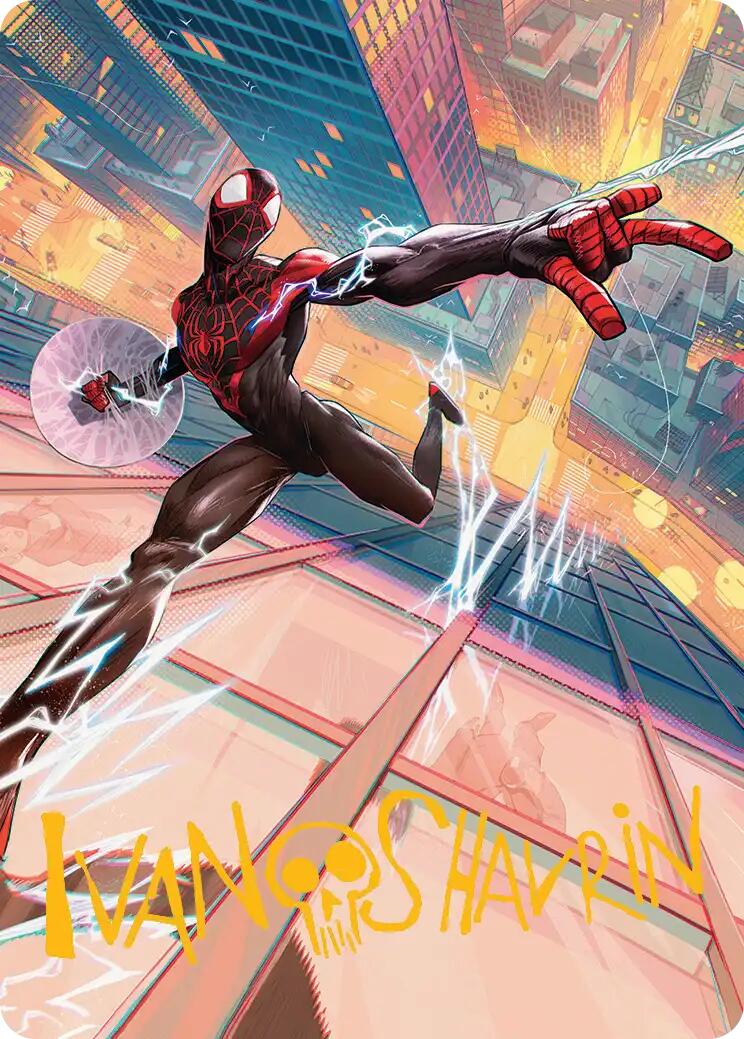 Ultimate Spider-Man Art Card (Gold-Stamped Signature) [Marvel's Spider-Man Art Series] | Odin's Place