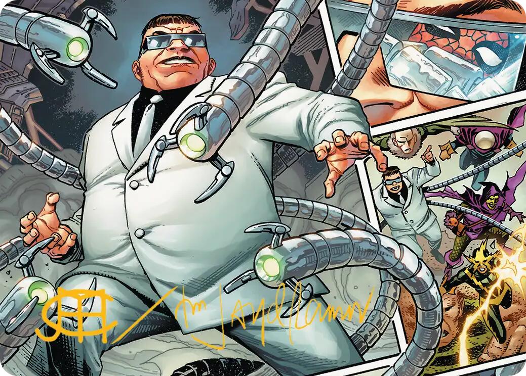 Doctor Octopus, Master Planner Art Card (48/54) (Gold-Stamped Signature) [Marvel's Spider-Man Art Series] | Odin's Place