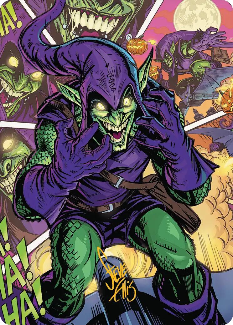 Green Goblin Art Card (49/54) (Gold-Stamped Signature) [Marvel's Spider-Man Art Series] | Odin's Place