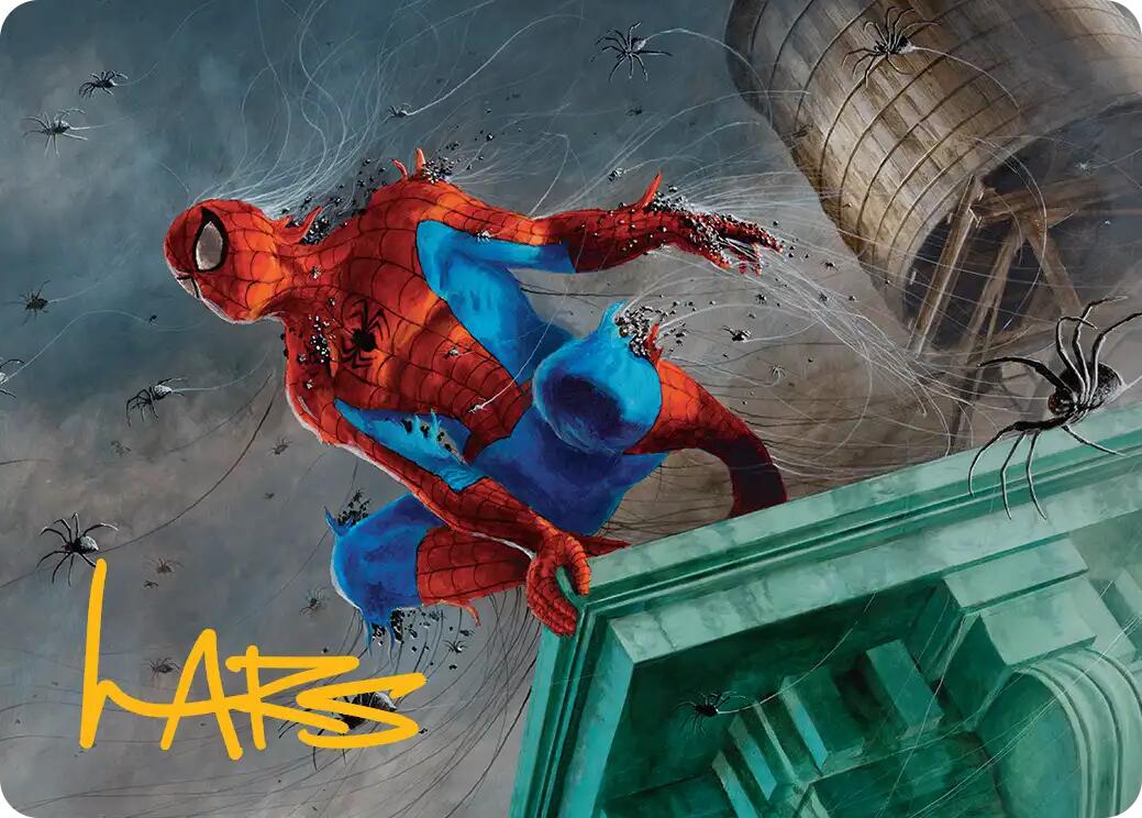 Spiders-Man, Heroic Horde Art Card (Gold-Stamped Signature) [Marvel's Spider-Man Art Series] | Odin's Place