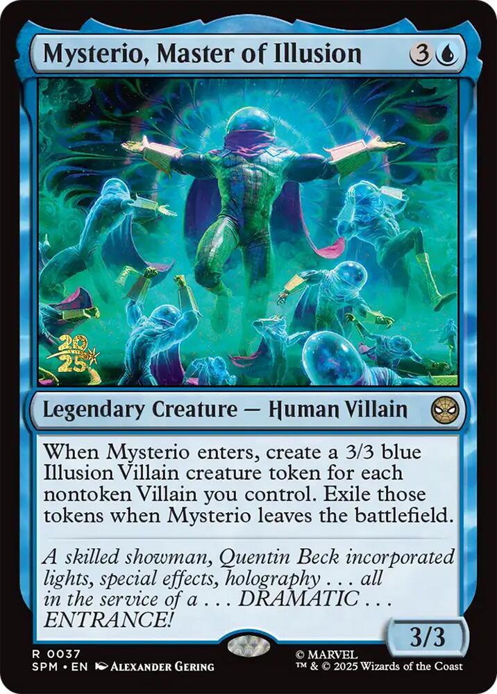 Mysterio, Master of Illusion [Marvel's Spider-Man Prerelease Promos] | Odin's Place