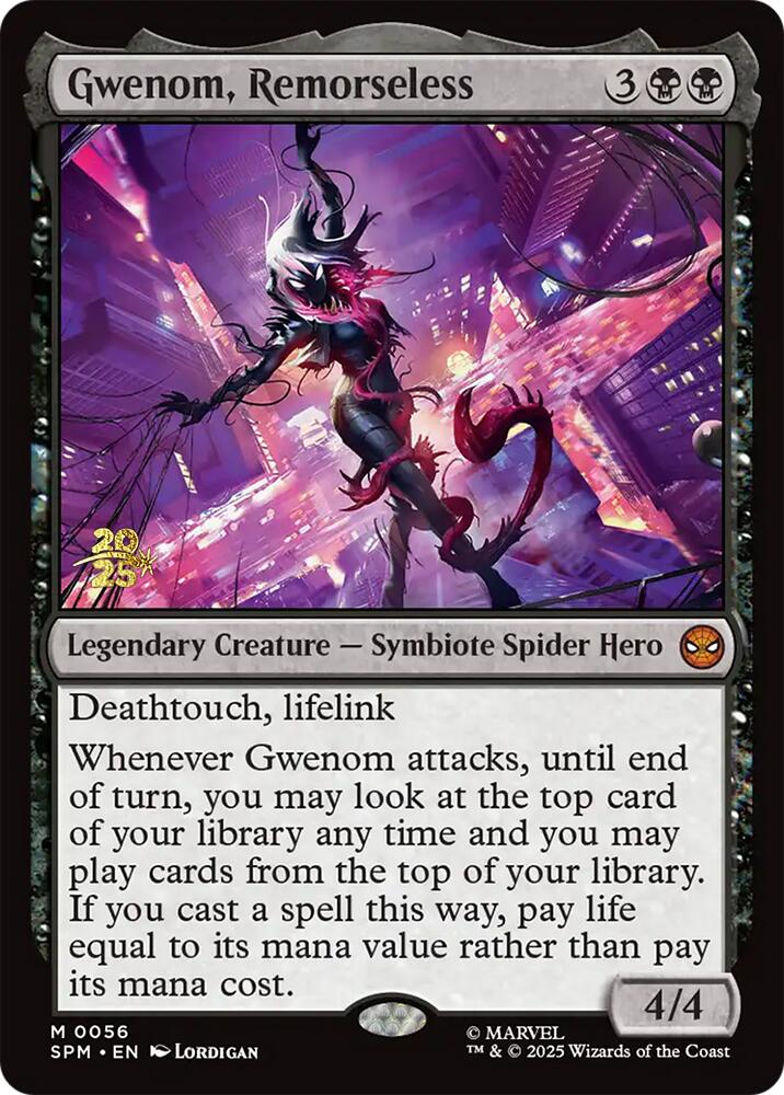 Gwenom, Remorseless [Marvel's Spider-Man Prerelease Promos] | Odin's Place