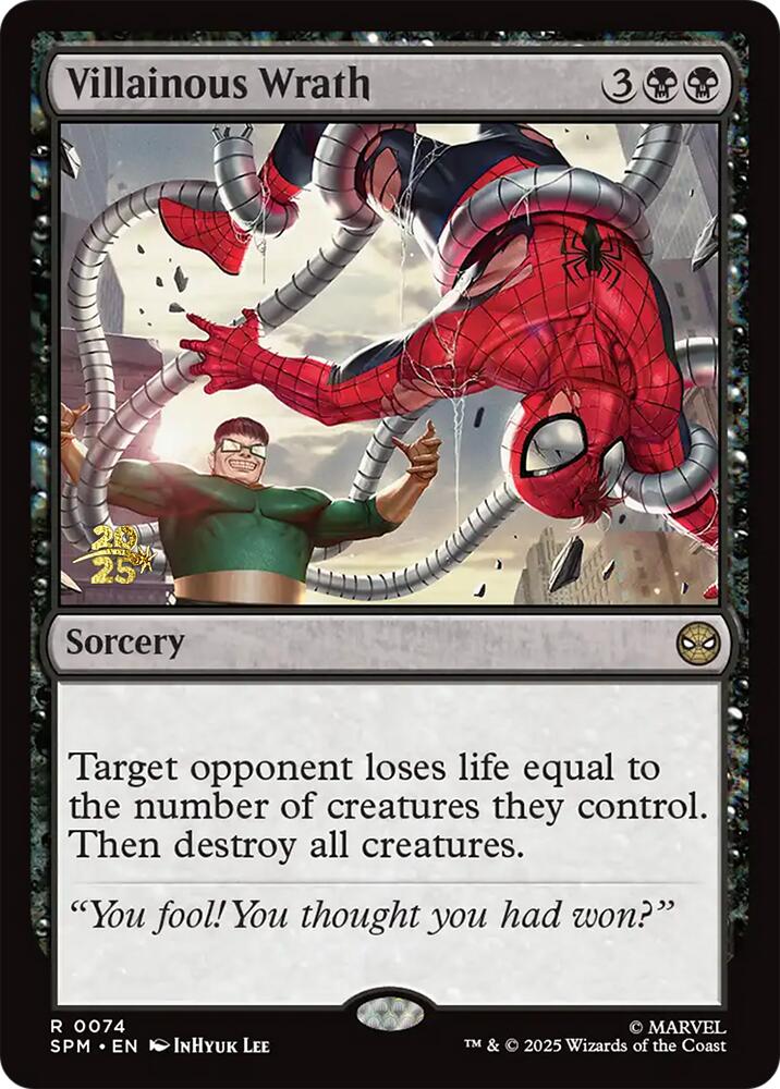 Villainous Wrath [Marvel's Spider-Man Prerelease Promos] | Odin's Place