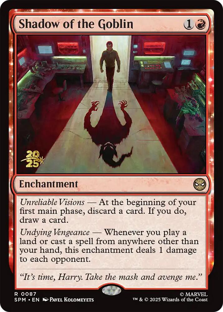 Shadow of the Goblin [Marvel's Spider-Man Prerelease Promos] | Odin's Place
