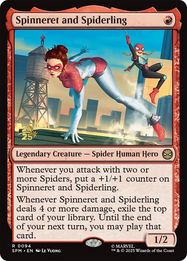 Spinneret and Spiderling [Marvel's Spider-Man Prerelease Promos] | Odin's Place