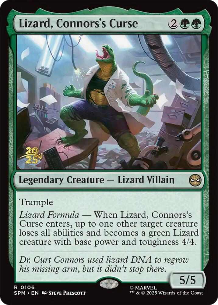 Lizard, Connors's Curse [Marvel's Spider-Man Prerelease Promos] | Odin's Place