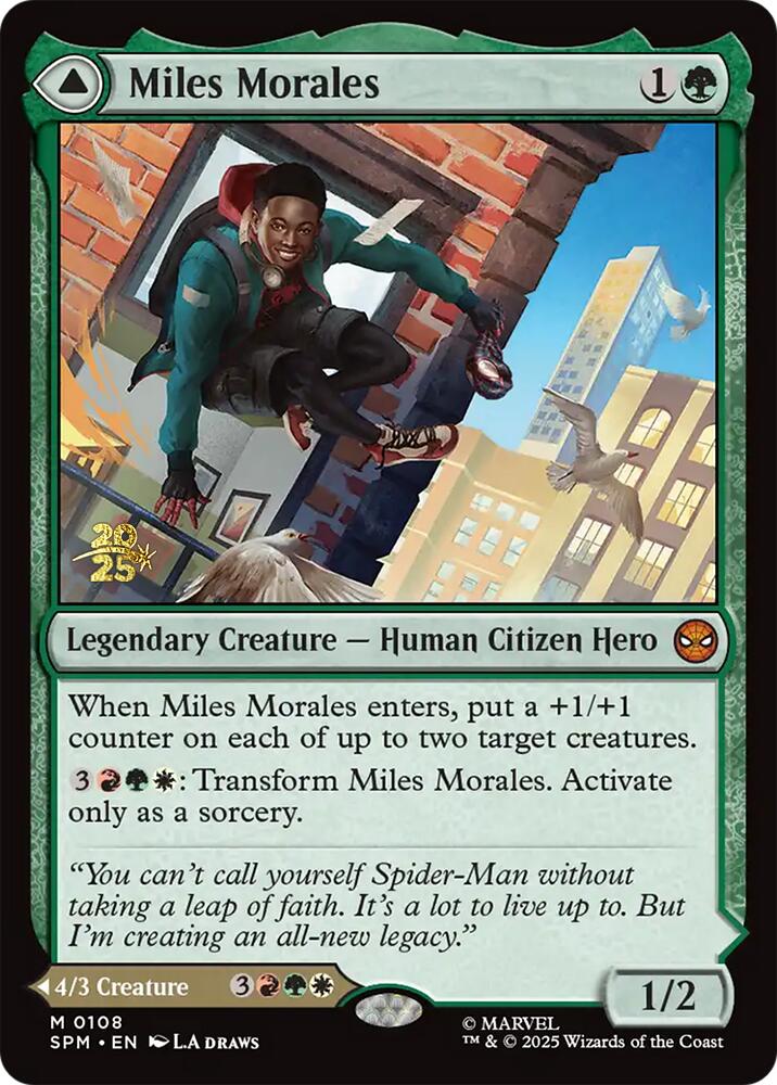 Miles Morales // Ultimate Spider-Man [Marvel's Spider-Man Prerelease Promos] | Odin's Place