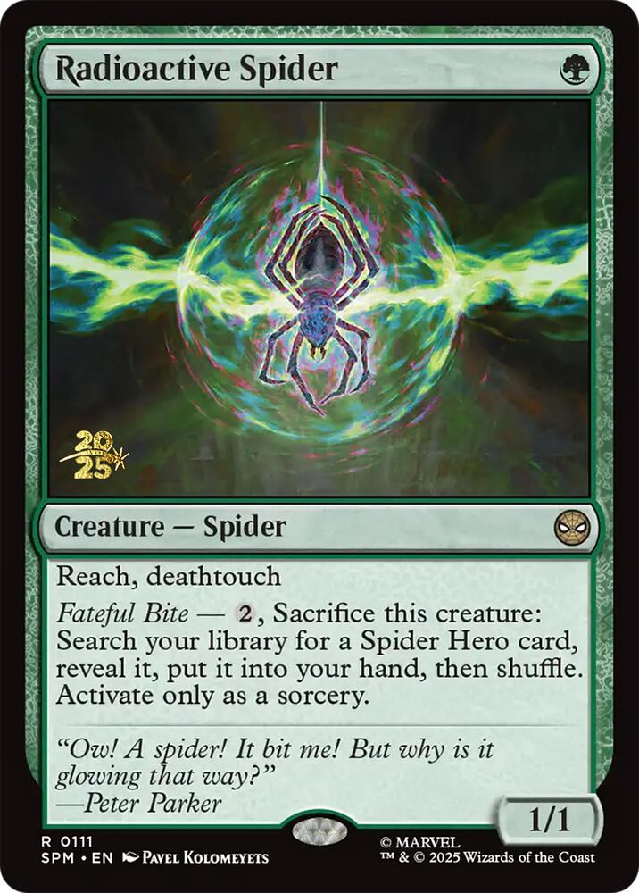 Radioactive Spider [Marvel's Spider-Man Prerelease Promos] | Odin's Place