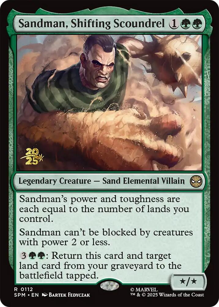 Sandman, Shifting Scoundrel [Marvel's Spider-Man Prerelease Promos] | Odin's Place