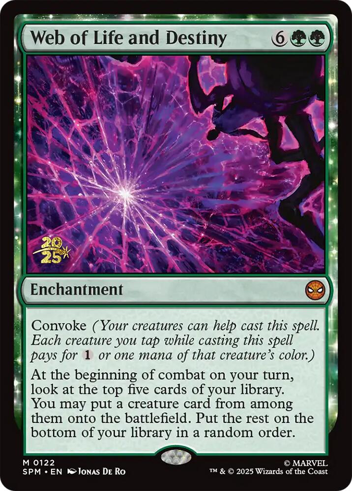 Web of Life and Destiny [Marvel's Spider-Man Prerelease Promos] | Odin's Place