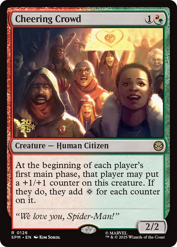 Cheering Crowd [Marvel's Spider-Man Prerelease Promos] | Odin's Place