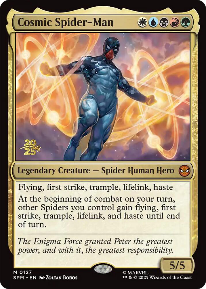 Cosmic Spider-Man [Marvel's Spider-Man Prerelease Promos] | Odin's Place