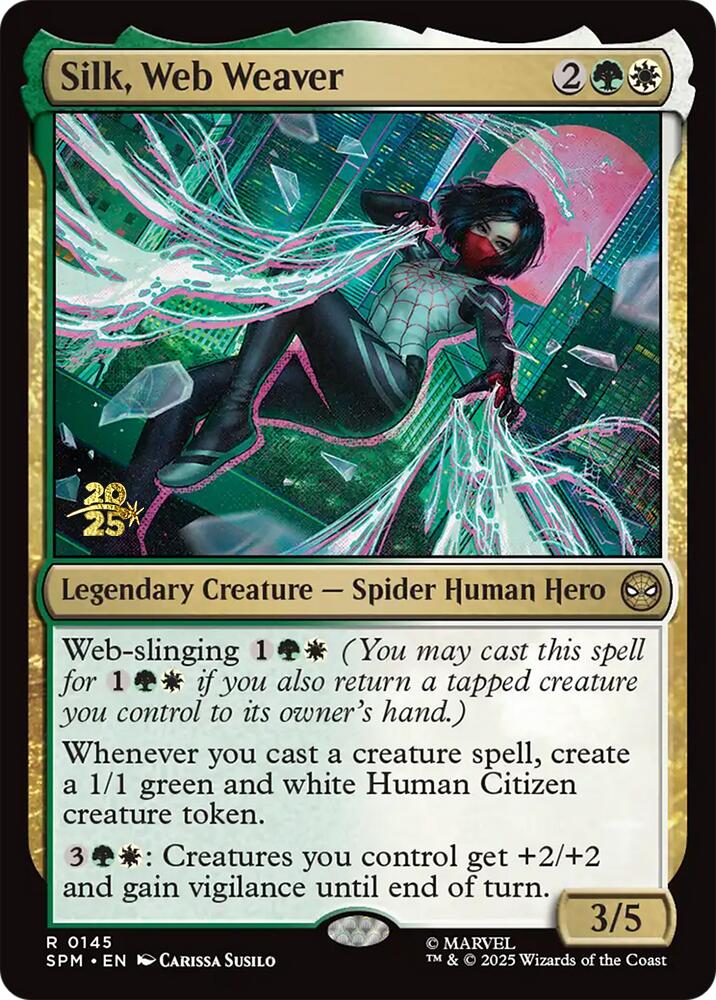 Silk, Web Weaver [Marvel's Spider-Man Prerelease Promos] | Odin's Place