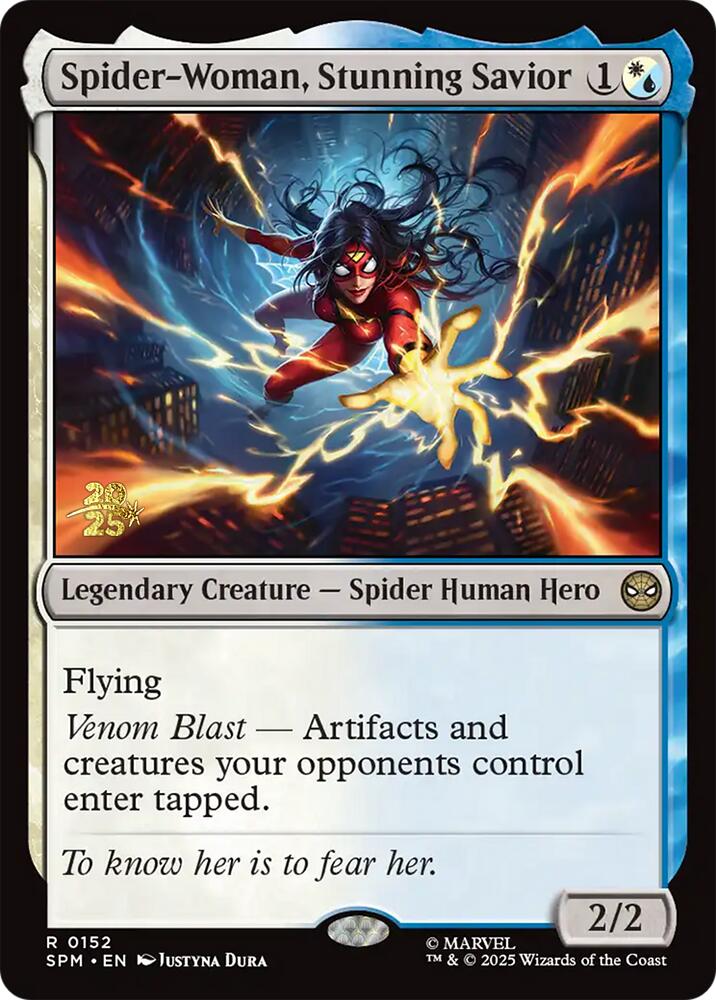 Spider-Woman, Stunning Savior [Marvel's Spider-Man Prerelease Promos] | Odin's Place
