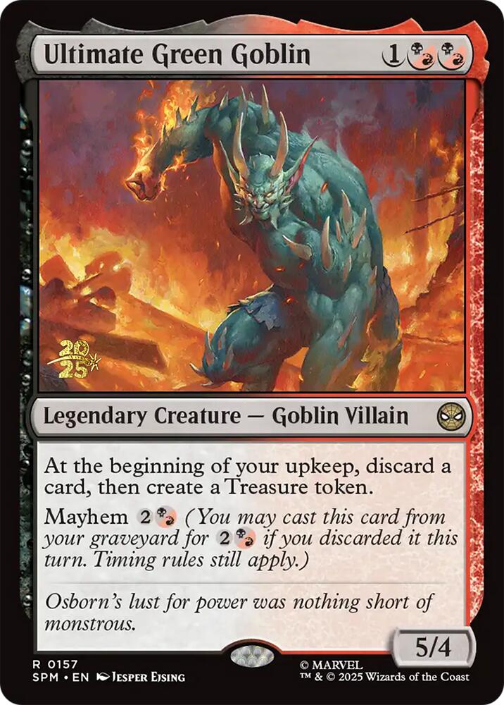 Ultimate Green Goblin [Marvel's Spider-Man Prerelease Promos] | Odin's Place