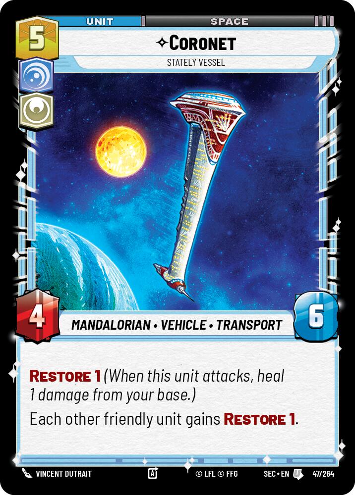 Coronet (47/264) - Stately Vessel (47/264) [Secrets of Power] | Odin's Place