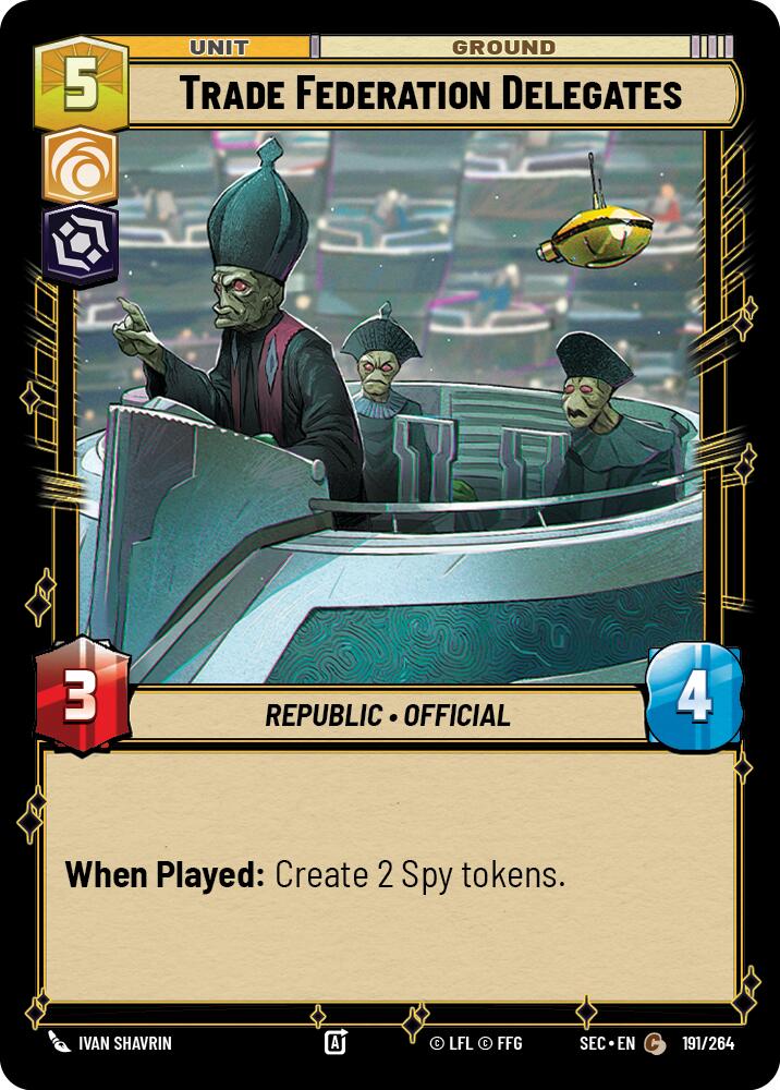 Trade Federation Delegates (191/264) (191/264) [Secrets of Power] | Odin's Place