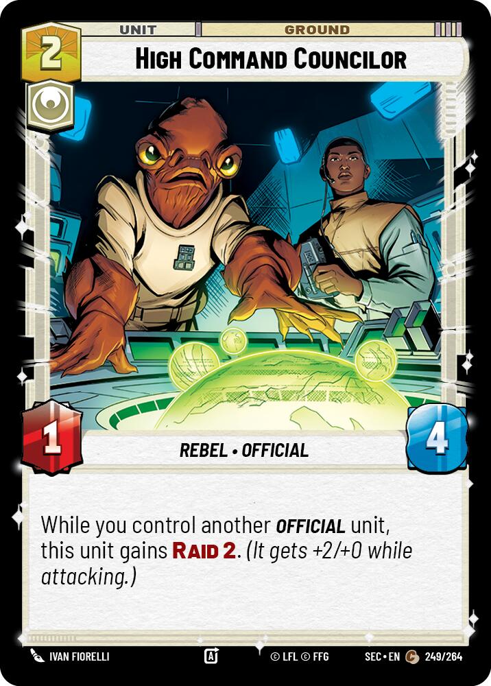 High Command Councilor (249/264) (249/264) [Secrets of Power] | Odin's Place