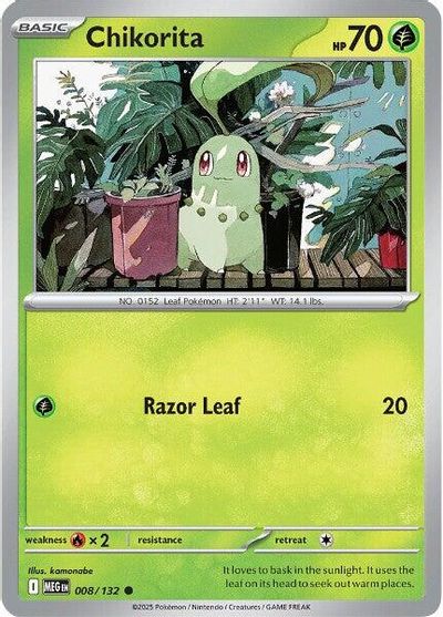 Chikorita (008/132) [Mega Evolutions: Base Set] | Odin's Place