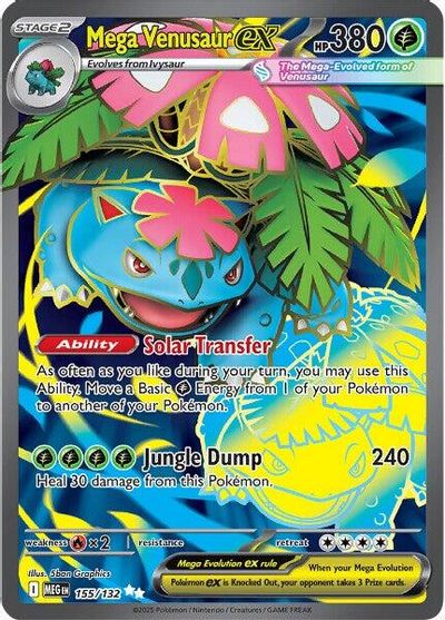 Mega Venusaur ex (155/132) [Mega Evolutions: Base Set] | Odin's Place