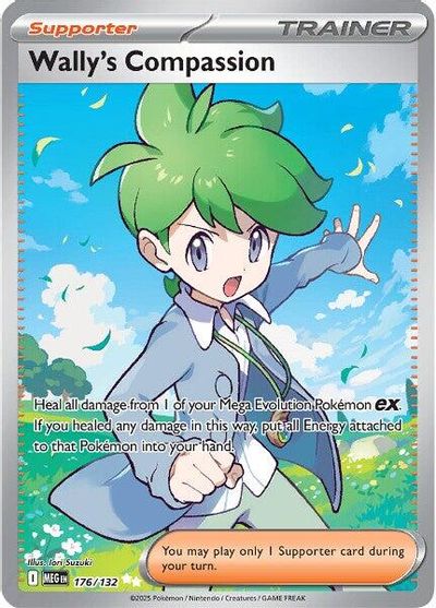 Wally's Compassion (176/132) [Mega Evolutions: Base Set] | Odin's Place