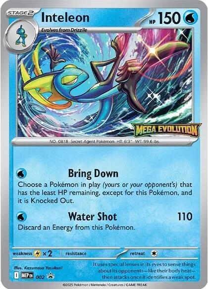 Inteleon (002) [Mega Evolutions Promo] | Odin's Place