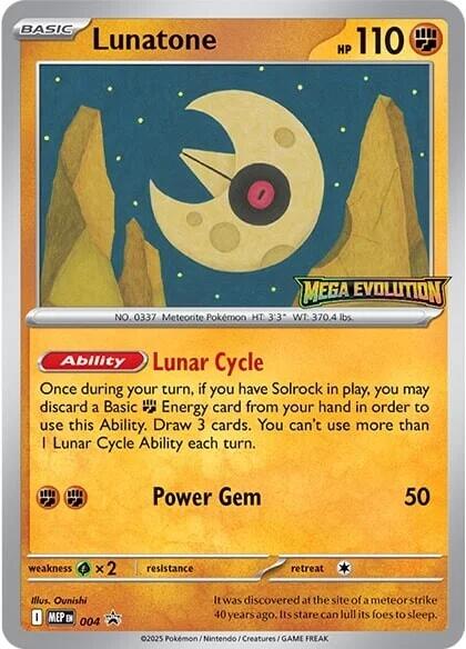 Lunatone (004) [Mega Evolutions Promo] | Odin's Place