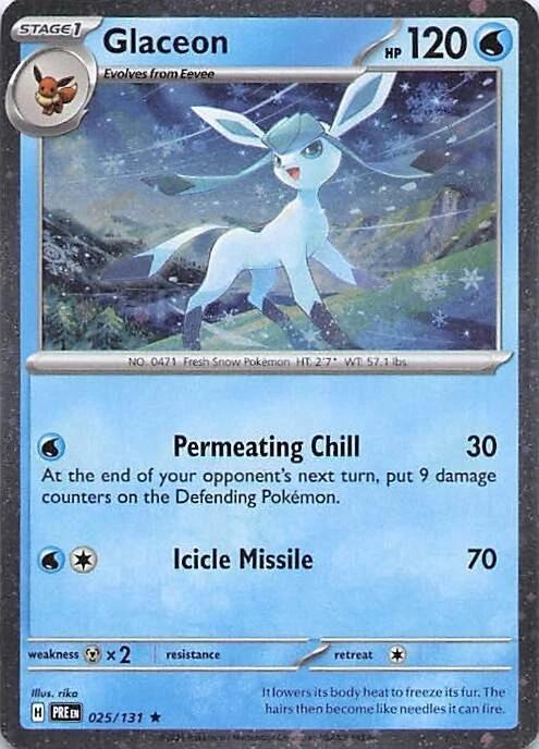 Glaceon (025/131) (Cosmos Holo) [Miscellaneous Cards] | Odin's Place