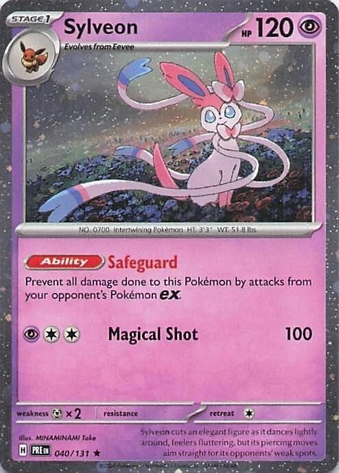 Sylveon (040/131) (Cosmos Holo) [Miscellaneous Cards] | Odin's Place