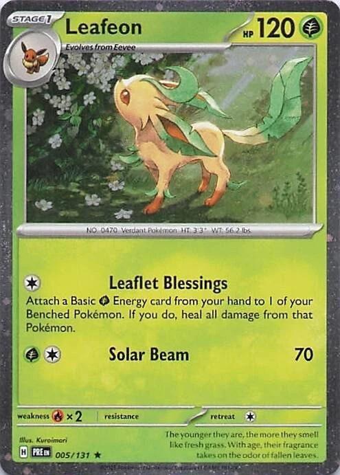 Leafeon (005/131) (Cosmos Holo) [Miscellaneous Cards] | Odin's Place