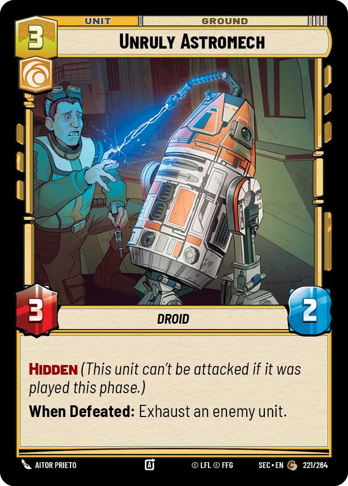 Unruly Astromech (221/264) (221/264) [Secrets of Power] | Odin's Place