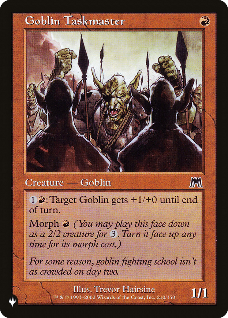 Goblin Taskmaster [The List] | Odin's Place